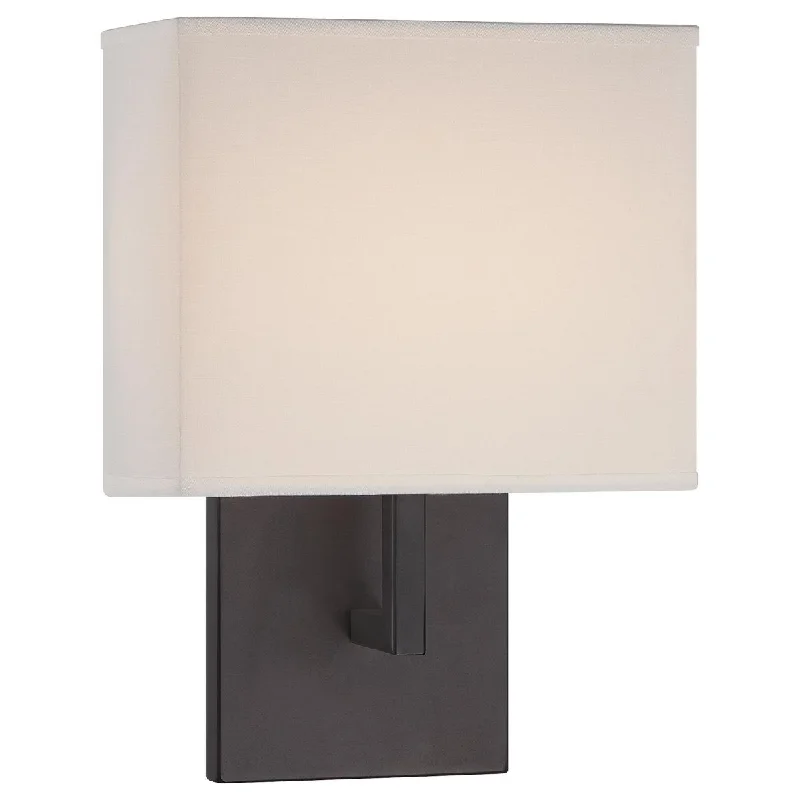 Industrial Lighting for Woodworking Factories11 in. LED Wall Light Bronze finish