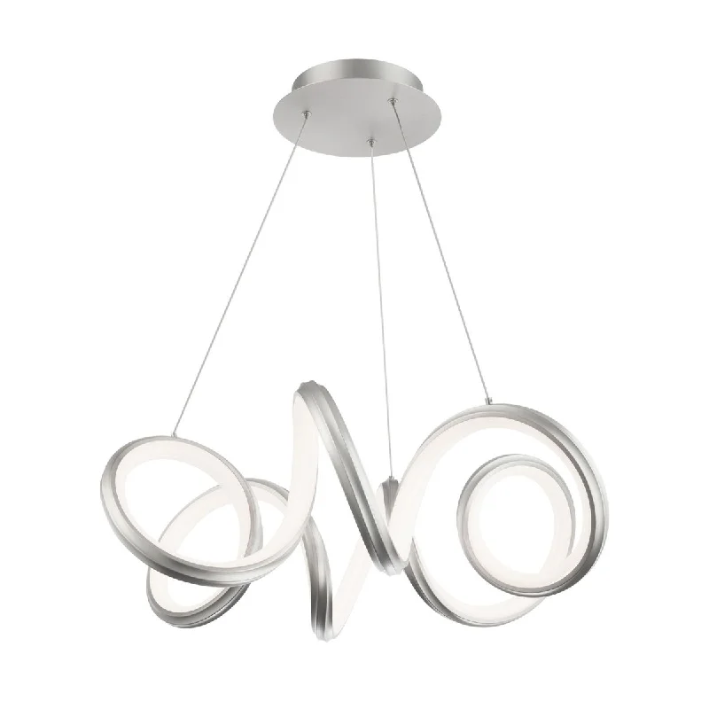 Industrial Lighting for Food Processing FactoriesMamba 24 in. LED Pendant Light Brushed Nickel Finish Industrial Lighting for Food Processing FactoriesMamba 24 in. LED Pendant Light Brushed Nickel Finish