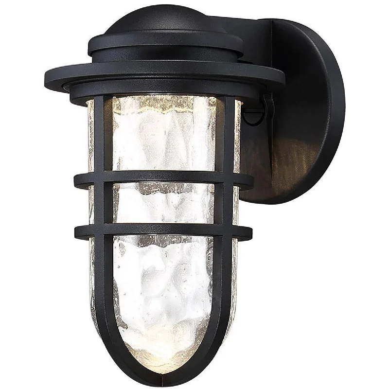 High - Bay LED Industrial Lighting for WarehousesSteampunk 9 in. LED Outdoor Wall Sconce 3000K Black Finish High - Bay LED Industrial Lighting for WarehousesSteampunk 9 in. LED Outdoor Wall Sconce 3000K Black Finish