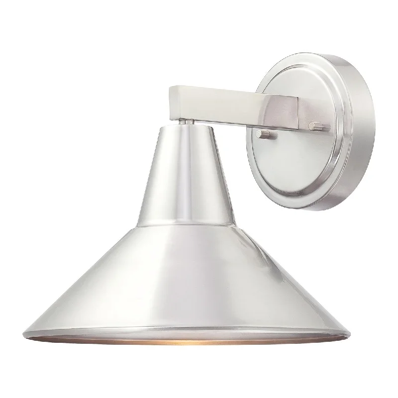 Industrial Area Lighting for Large Open SpacesBay Crest 11 in. Outdoor Barn Light Aluminum Finish