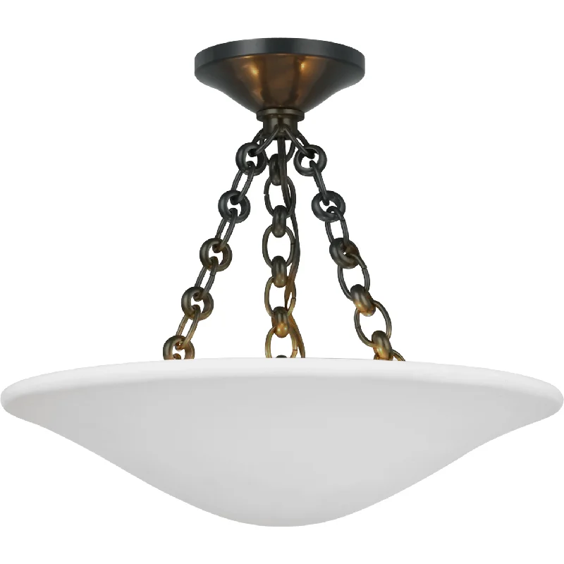 Energy - efficient track lighting fixturesMollino 16" Semi Flush Mount