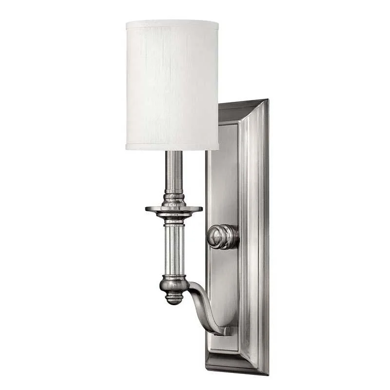 Adjustable track lighting for living roomsleather wall lamps with a distressed texture for a rugged and stylish lookHinkley 4790 Sconce Sussex Wall Light