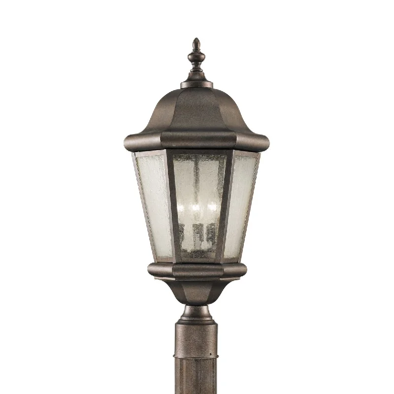 Industrial Lighting for Pharmaceutical ManufacturingMartinsville 10" 3 lights LED lantern head bronze finish