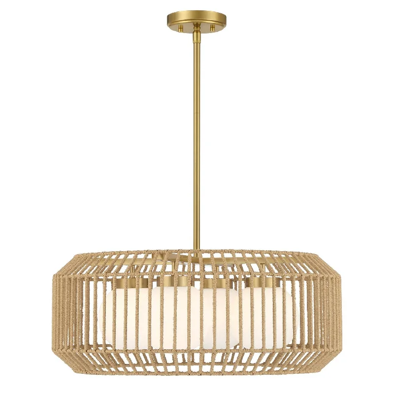 Industrial Pendant Lighting for Machine ShopsPastis Four Light Pendant