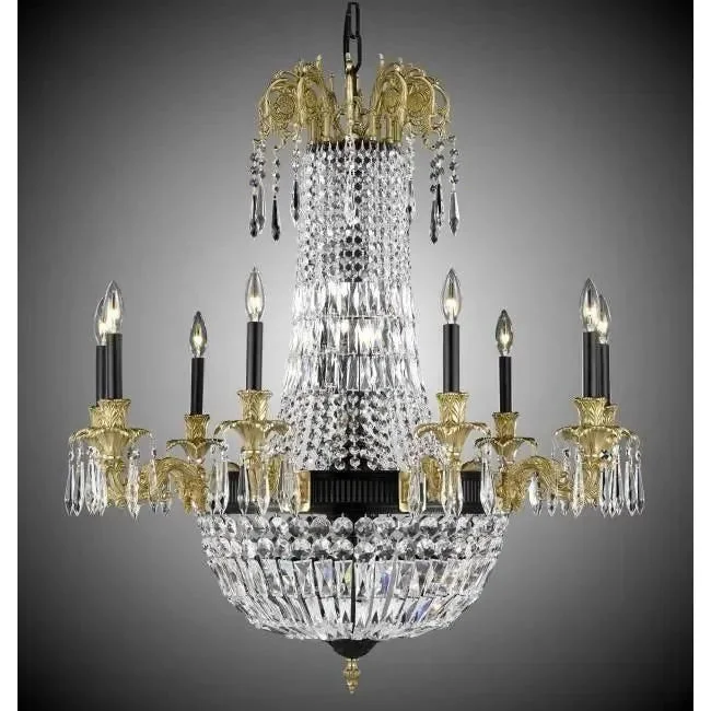 Track lighting with a long - lasting lifespanFinisterra Brass and Crystal Chandelier