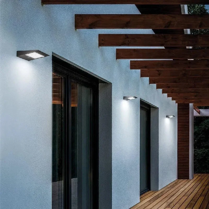 Track lighting with colored glass accentsSolar LED Outdoor Wall Mount