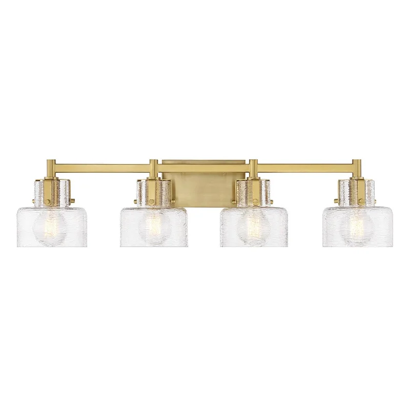 Industrial Lighting for Printing Press FacilitiesDover Four Light Bathroom Vanity