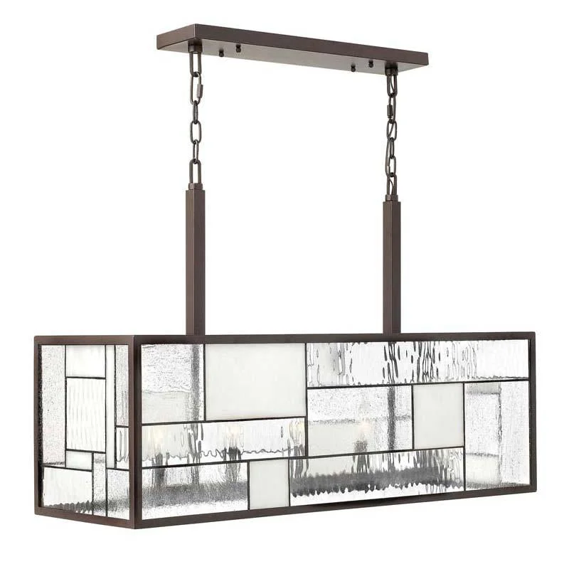 Track lighting for museums and galleriesHinkley 4575KZ Chandelier Mondrian Buckeye Bronze