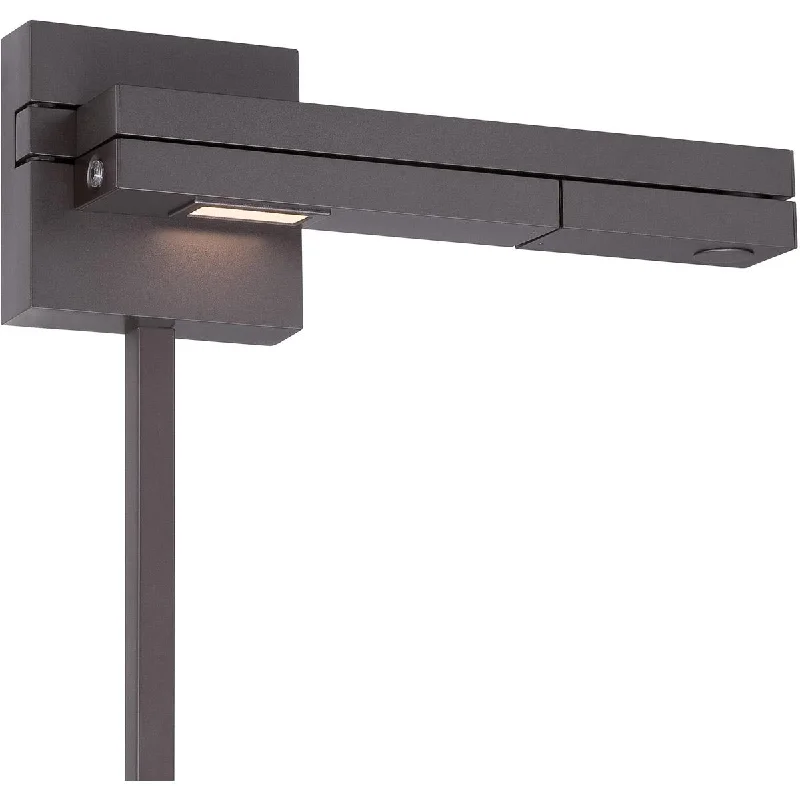 Industrial Lighting for Electronics ManufacturingFlip LED Swing Arm Wall Sconce 3000K Bronze finish