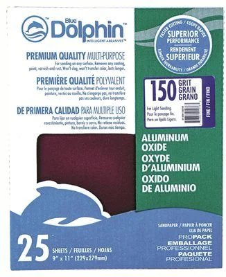 Track lighting with a chunky, bold designBlue Dolphin Aluminum Oxide Sandpaper 9 Inch  X 11 Inch  150 Grit 25 Pack