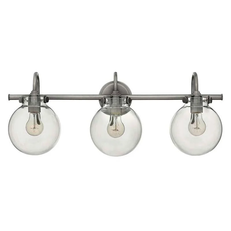 Track lighting with frosted glass shadesHinkley 50034 Bathroom Congress Light