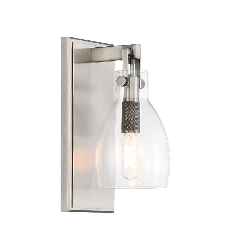 Energy - Efficient Industrial Lighting for Cost - SavingsTiberia 11 in. Wall Sconce Gray finish