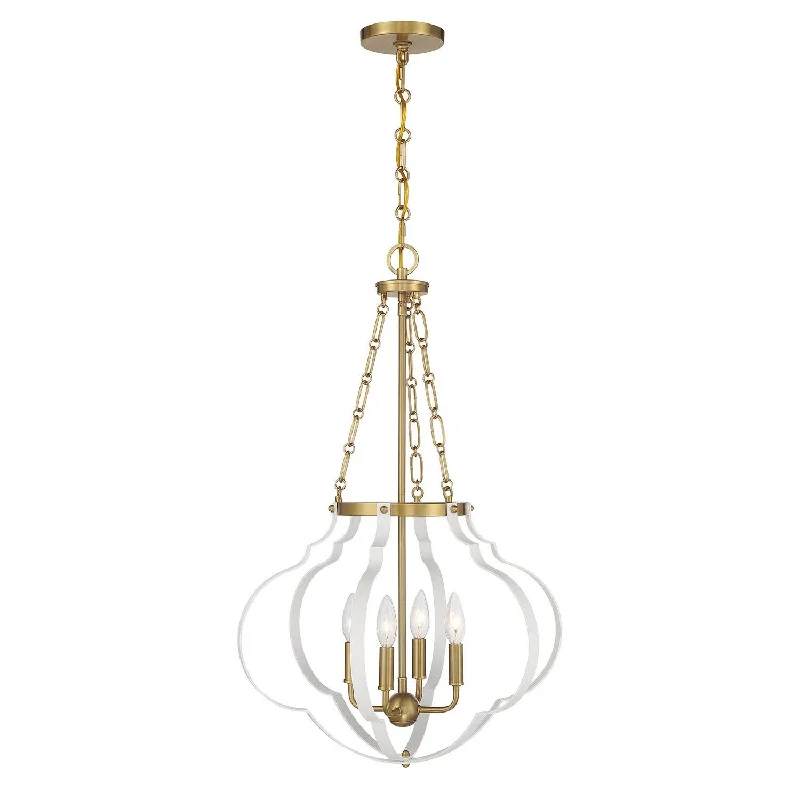 Dimmable Industrial Lighting for Ambiance ControlMercer Four Light Pendant