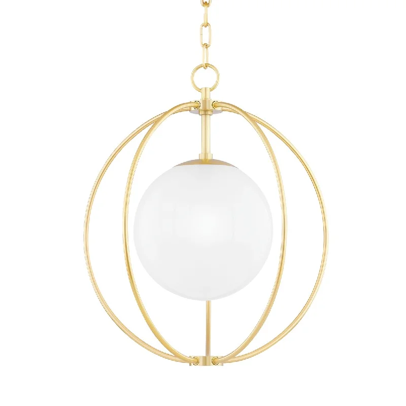 Industrial Wall - Mounted Lighting for Workshop WallsLyla 19 in. Pendant Light Brass Finish