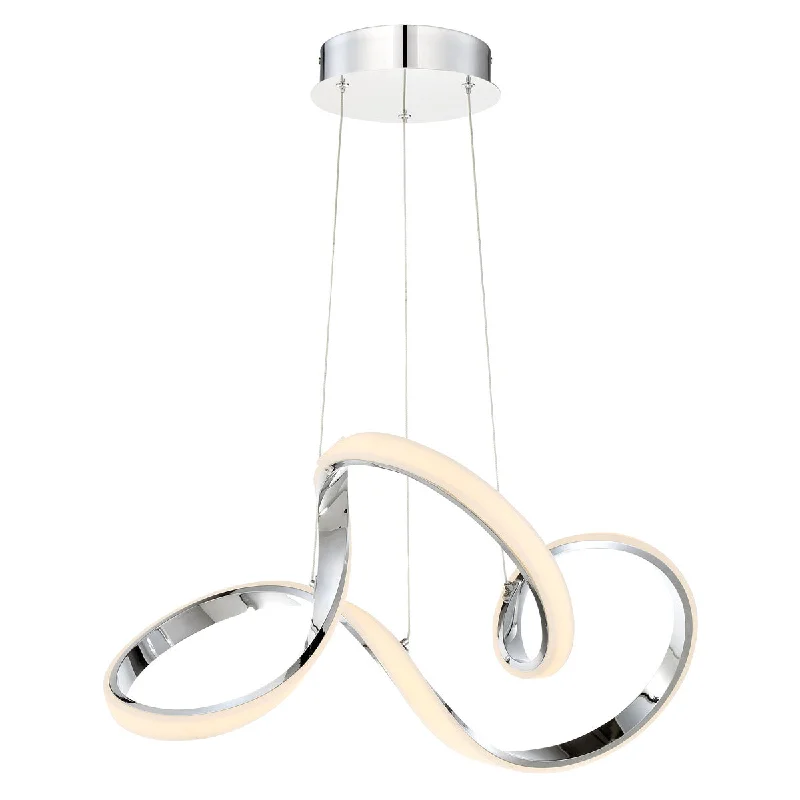 Durable Industrial Lighting for Harsh EnvironmentsVornado 23 in. LED Pendant Light Chrome Finish Durable Industrial Lighting for Harsh EnvironmentsVornado 23 in. LED Pendant Light Chrome Finish