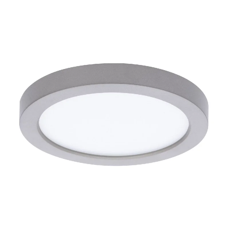 Durable Industrial Lighting for Harsh Environments5 in. LED Outdoor Flush Mount 3000K Nickel Finish Durable Industrial Lighting for Harsh Environments5 in. LED Outdoor Flush Mount 3000K Nickel Finish