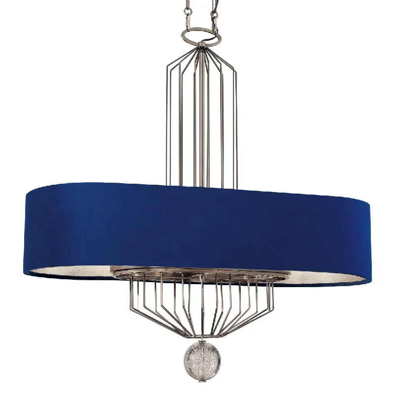 Durable Industrial Lighting for Harsh EnvironmentsGrandeur 38 in. 8 Lights Pendant Light Blue Finish Durable Industrial Lighting for Harsh EnvironmentsGrandeur 38 in. 8 Lights Pendant Light Blue Finish