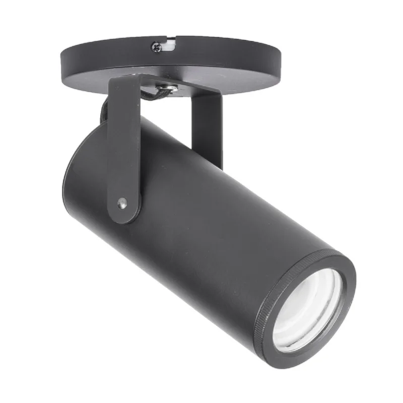 Industrial Exit Sign Lighting for Quick EvacuationSilo X20 LED Monopoint Head 20W 1000 Lumens 3500K, Beam Adjustable 15°- 50°, Black