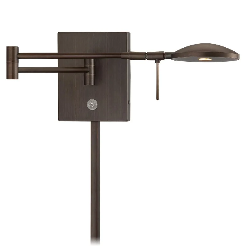 Color - Tunable Industrial Lighting for Special ApplicationsGeorge's Reading Room Contemporary LED Swing Arm Wall Lamp Bronze finish Color - Tunable Industrial Lighting for Special ApplicationsGeorge's Reading Room Contemporary LED Swing Arm Wall Lamp Bronze finish