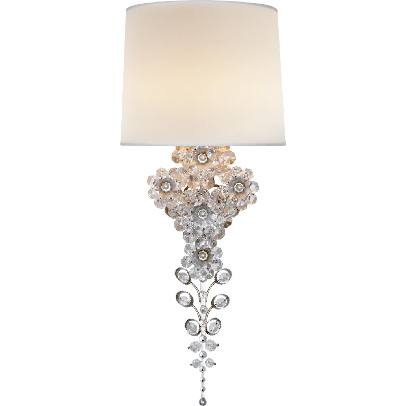 Track lighting with clear glass shadesClaret Tail Sconce