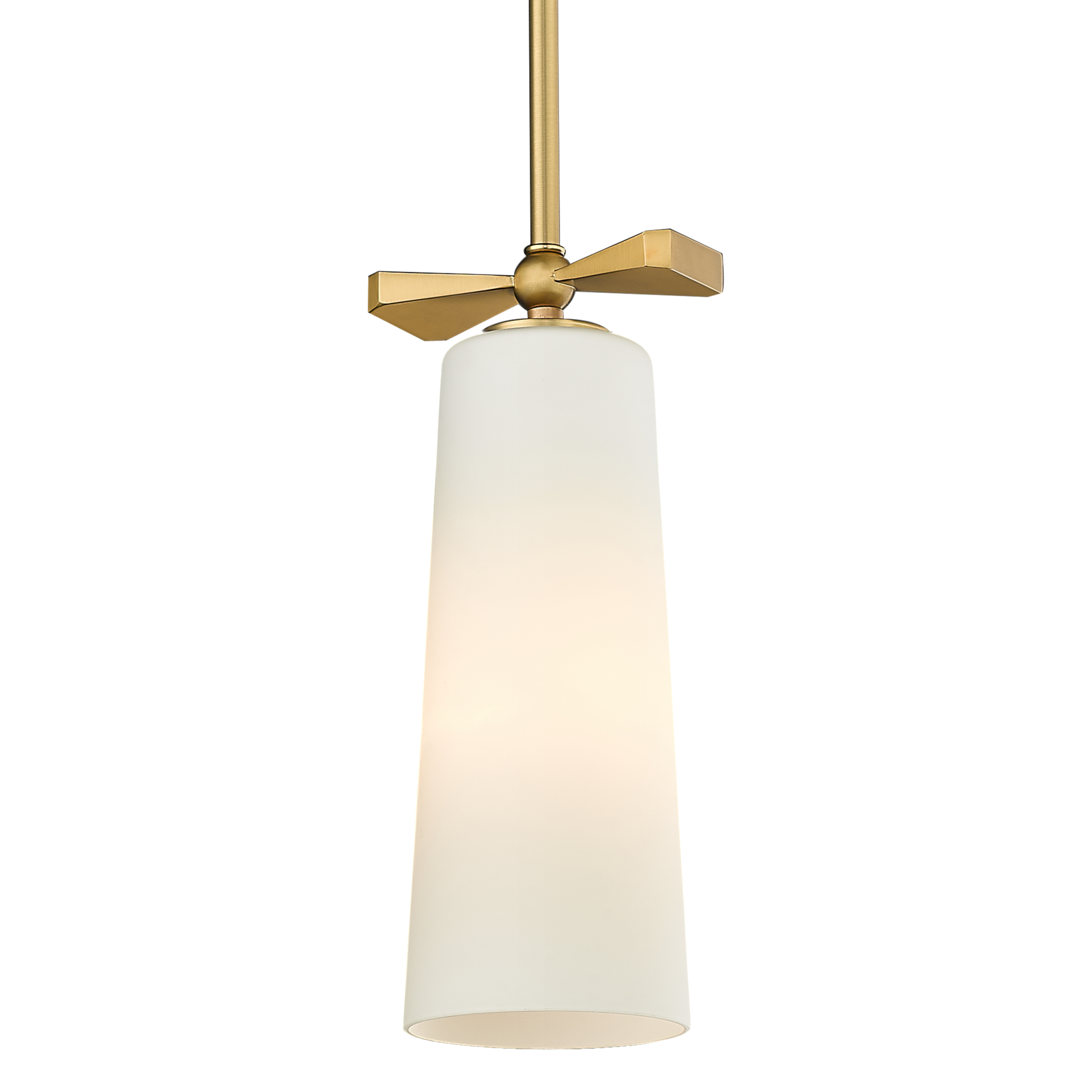 Smart track lighting with voice controlBow Pendant Lamp  - Brass / Black