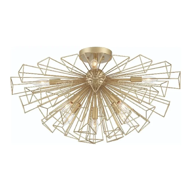 High - lumen track lighting for bright spacesDendelio Semi-Flush Mount