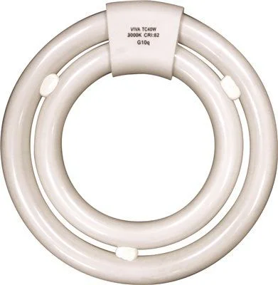Track lighting with a chunky, bold designSatco Hygrade Circline Fluorescent Lamp T9 40 Watts 3000K 82 Cri G10Q Base 7 Inch  Diameter