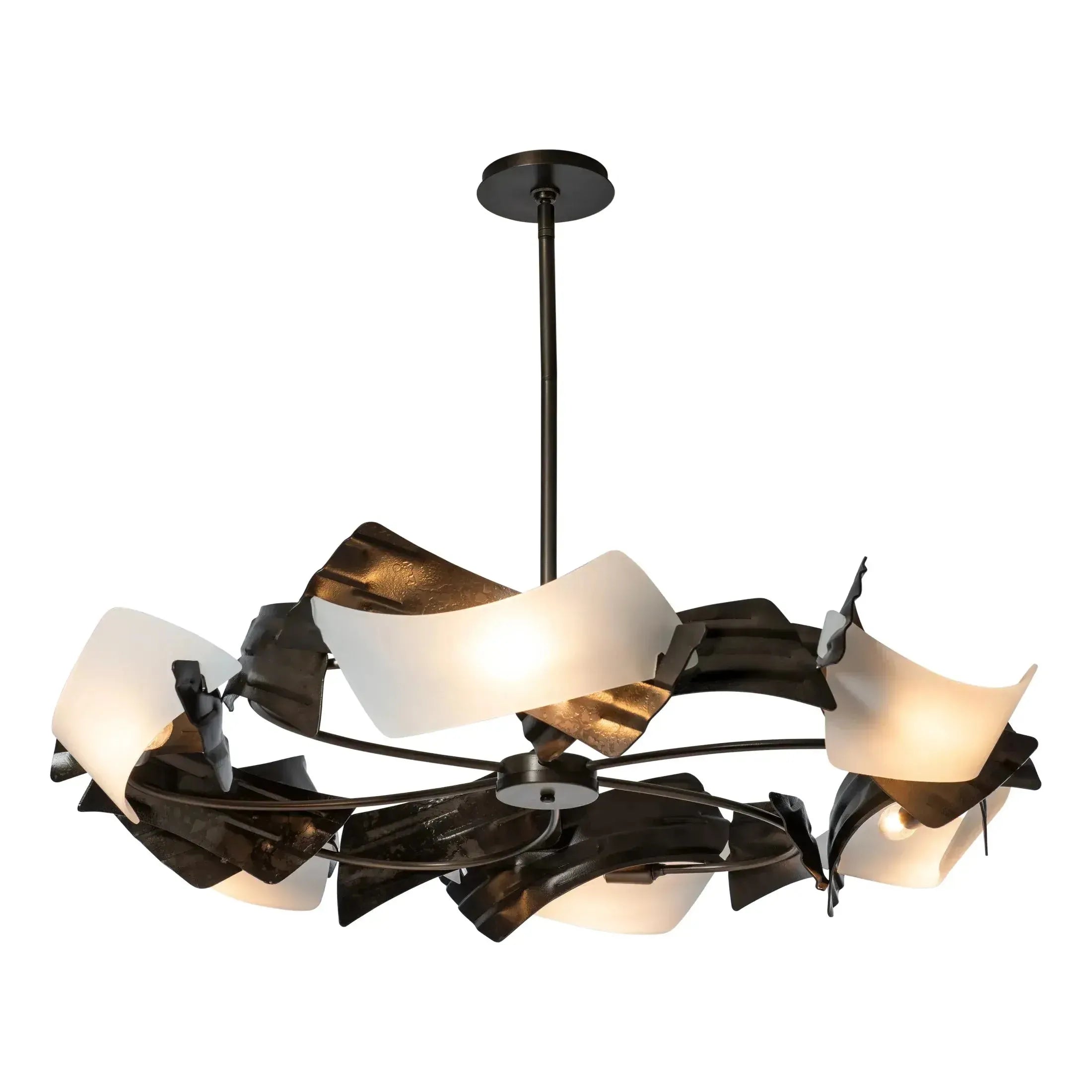 Track lighting for highlighting bookcasesCrest Pendant