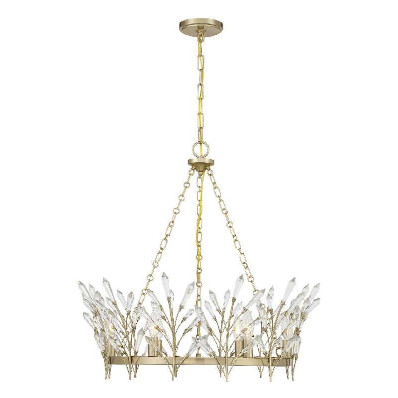 Corrosion - Resistant Industrial Lighting for Coastal FactoriesOrianna Six Light Chandelier