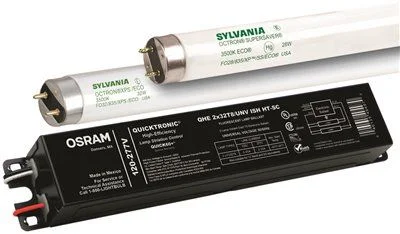 Track lighting for creating a moody atmosphereSylvania Quicktronic High-Efficiency Fluorescent Electronic Ballast 2 X 32 Watt T8 120 - 277 Volts 10 Per Case