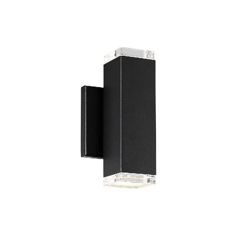 Adjustable Industrial Lighting for Flexible IlluminationBlock 8 in. LED Outdoor Wall Sconce 3000K Black Finish Adjustable Industrial Lighting for Flexible IlluminationBlock 8 in. LED Outdoor Wall Sconce 3000K Black Finish