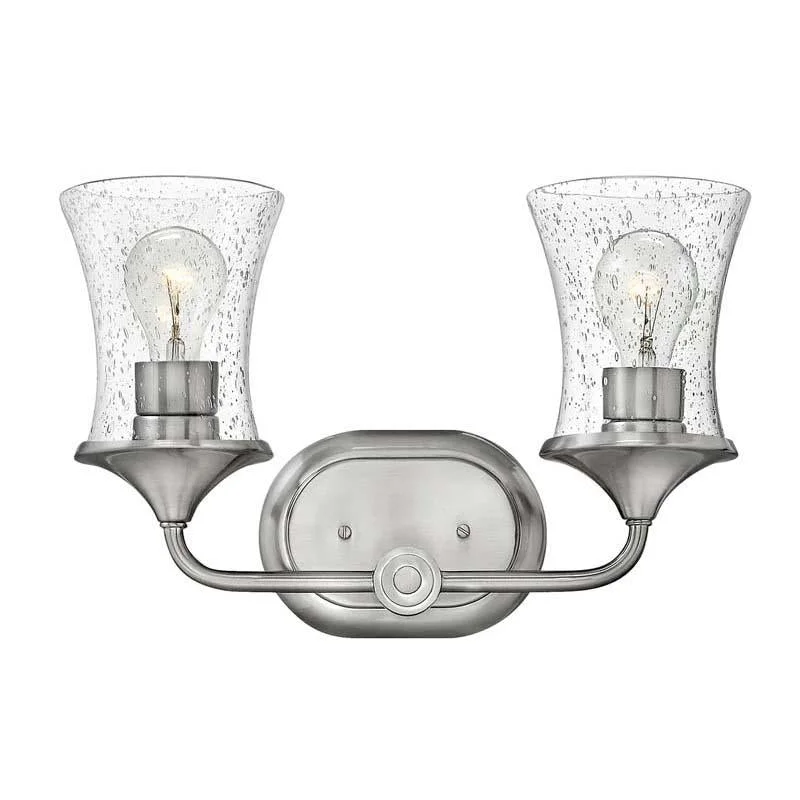 Track lighting for outdoor gardensHinkley 51802BN-CL Bathroom Thistledown Brushed Nickel with Clear glass Light