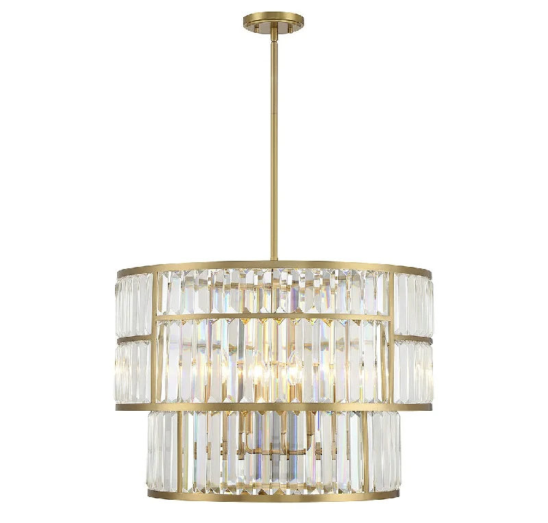 Dust - Resistant Industrial Lighting for Dirty WorkspacesRohe Five Light Pendant