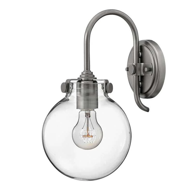 Track lighting for adding a touch of eleganceasian - inspired wall lamps with bamboo or paper shades for a zen - like Hinkley 3174 Sconce Congress Wall Light