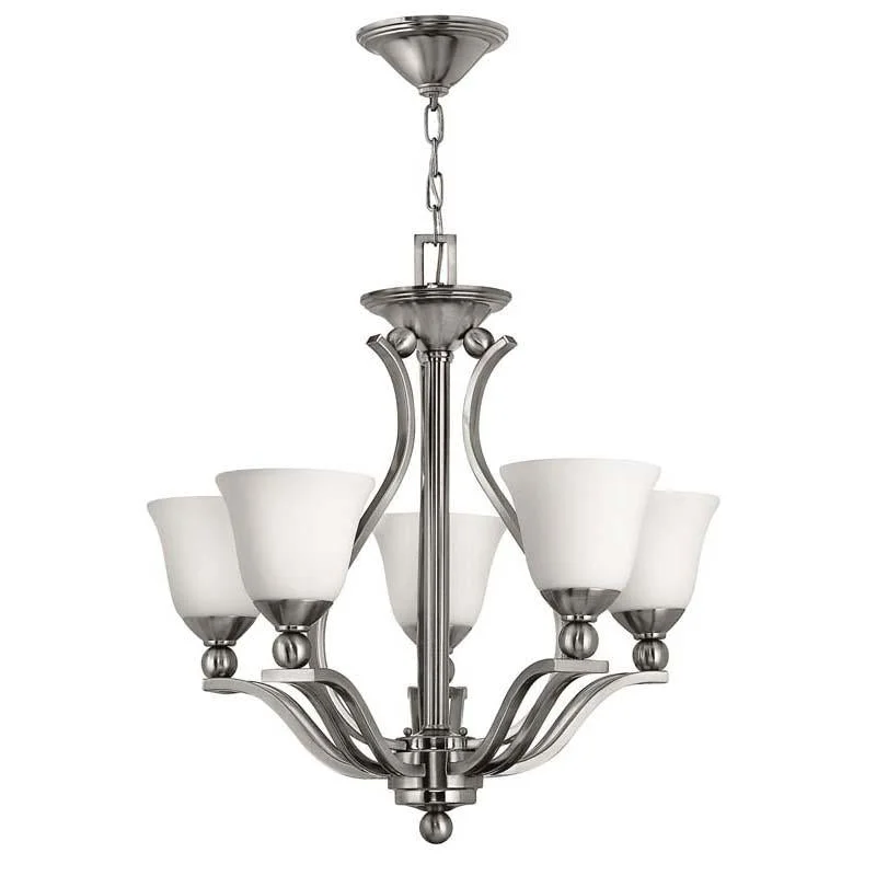 Track lighting with swivel heads for precise aimingHinkley 4655 Chandelier Bolla