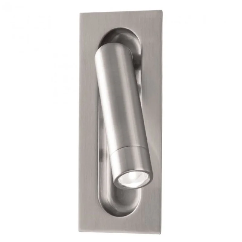 Corrosion - Resistant Industrial Lighting for Coastal FactoriesScope 7 in. LED Wall Sconce with pivotable arm 3000K Brushed Nickel Finish