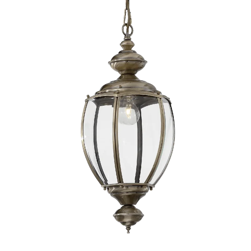 Rustic track lighting for farmhouse decorNorma Pendant Light - Antique Brass/Chrome