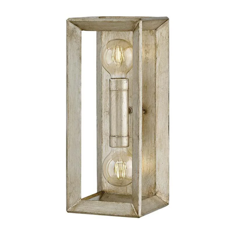 Smart track lighting with voice controlmid - century modern wall lamps with iconic shapes for a stylish studyHinkley 3102SL Sconce Tinsley Silver Leaf Wall Light