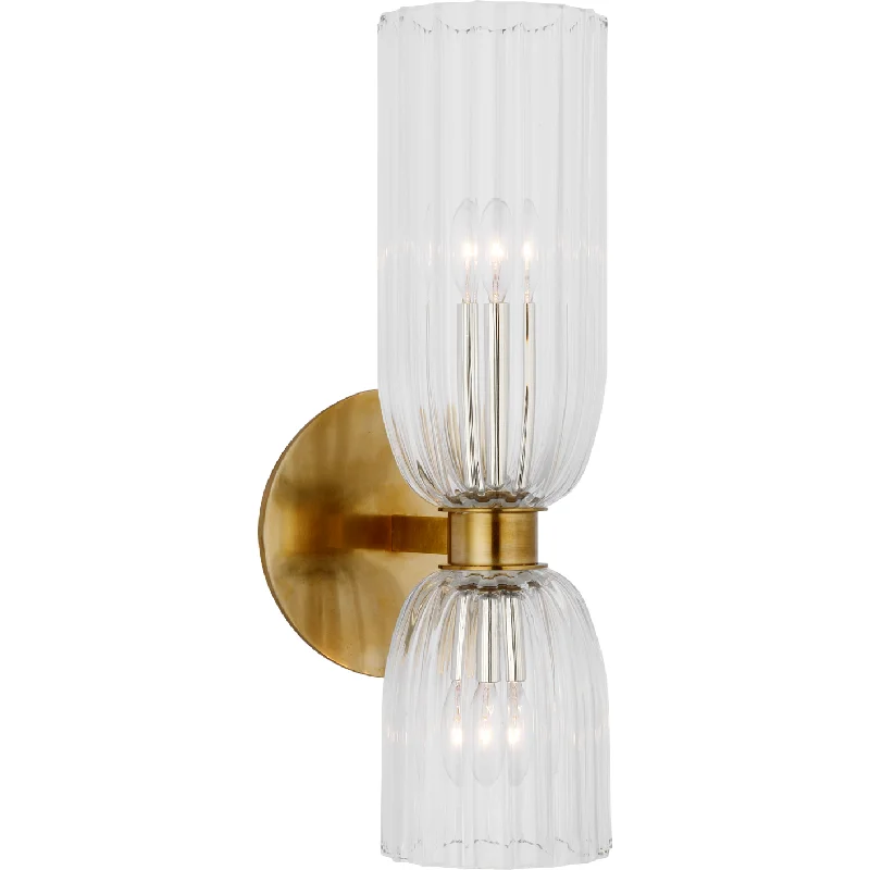 Commercial - grade track lighting for storesAsalea 16" Double Bath Sconce