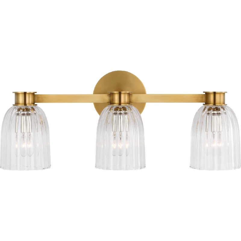 High - lumen track lighting for bright spacesAsalea Triple Vanity Light