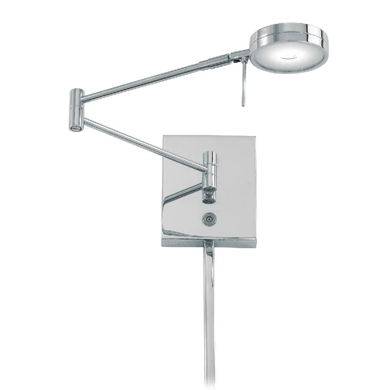 Industrial Emergency Lighting for Safety in FactoriesGeorge's Reading Room Contemporary LED Swing Arm Wall Lamp Chrome Finish Industrial Emergency Lighting for Safety in FactoriesGeorge's Reading Room Contemporary LED Swing Arm Wall Lamp Chrome Finish
