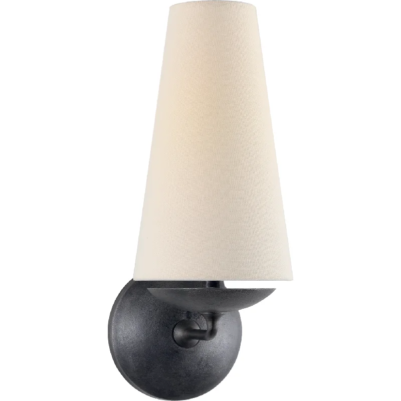 Contemporary track lighting in black finishFontaine Single Sconce