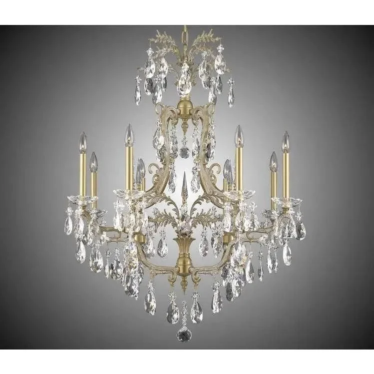 Track lighting with clear glass shadesParisian Brass and Crystal Chandelier
