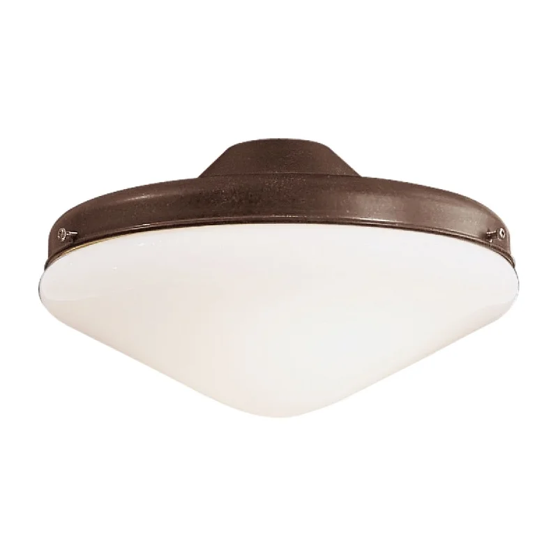 Low - Bay Industrial Lighting Fixtures for Small FactoriesUniversal 10 In. Two Lights LED Ceiling Fan Light Kit, Oil Rubbed Bronze Finish