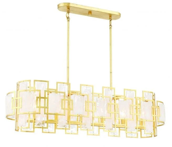 Shock - Resistant Industrial Lighting for Vibrating Machinery AreasPortia Six Light Linear Chandelier Shock - Resistant Industrial Lighting for Vibrating Machinery AreasPortia Six Light Linear Chandelier