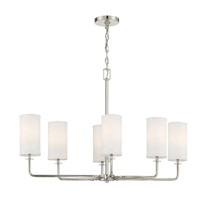 Industrial Wall - Mounted Lighting for Workshop WallsPowell Six Light Linear Chandelier