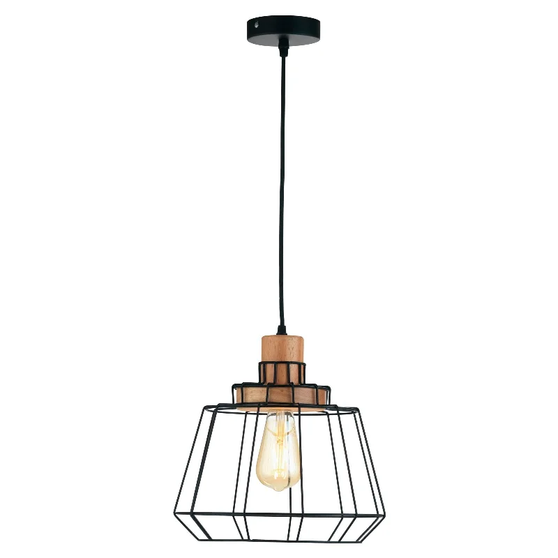Track lighting with a minimalist track designRulo Black/Chrome/Antique Copper 1Lt Single Pendant