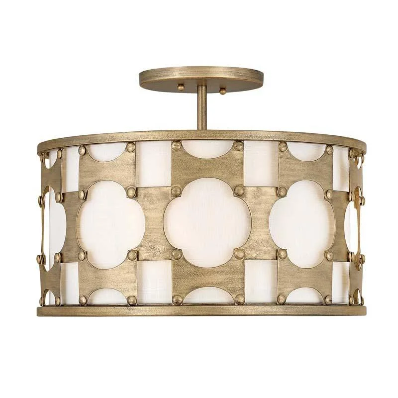 Track lighting with a sleek profileHinkley 4733BNG Foyer Carter Burnished Gold Ceiling Light