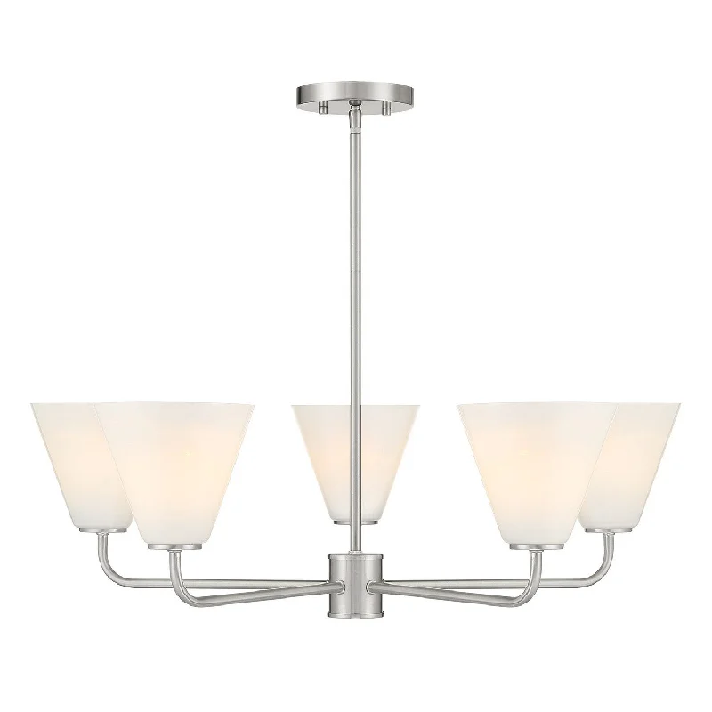 Shock - Resistant Industrial Lighting for Vibrating Machinery AreasBlair Five Light Chandelier