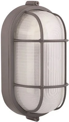 Track lighting with a long - lasting lifespanRoyal Cove Outdoor Oval Wall Lantern Black 8-1/4 X 4-3/4 Inch  Uses (1) 60-Watt Medium Base Lamp